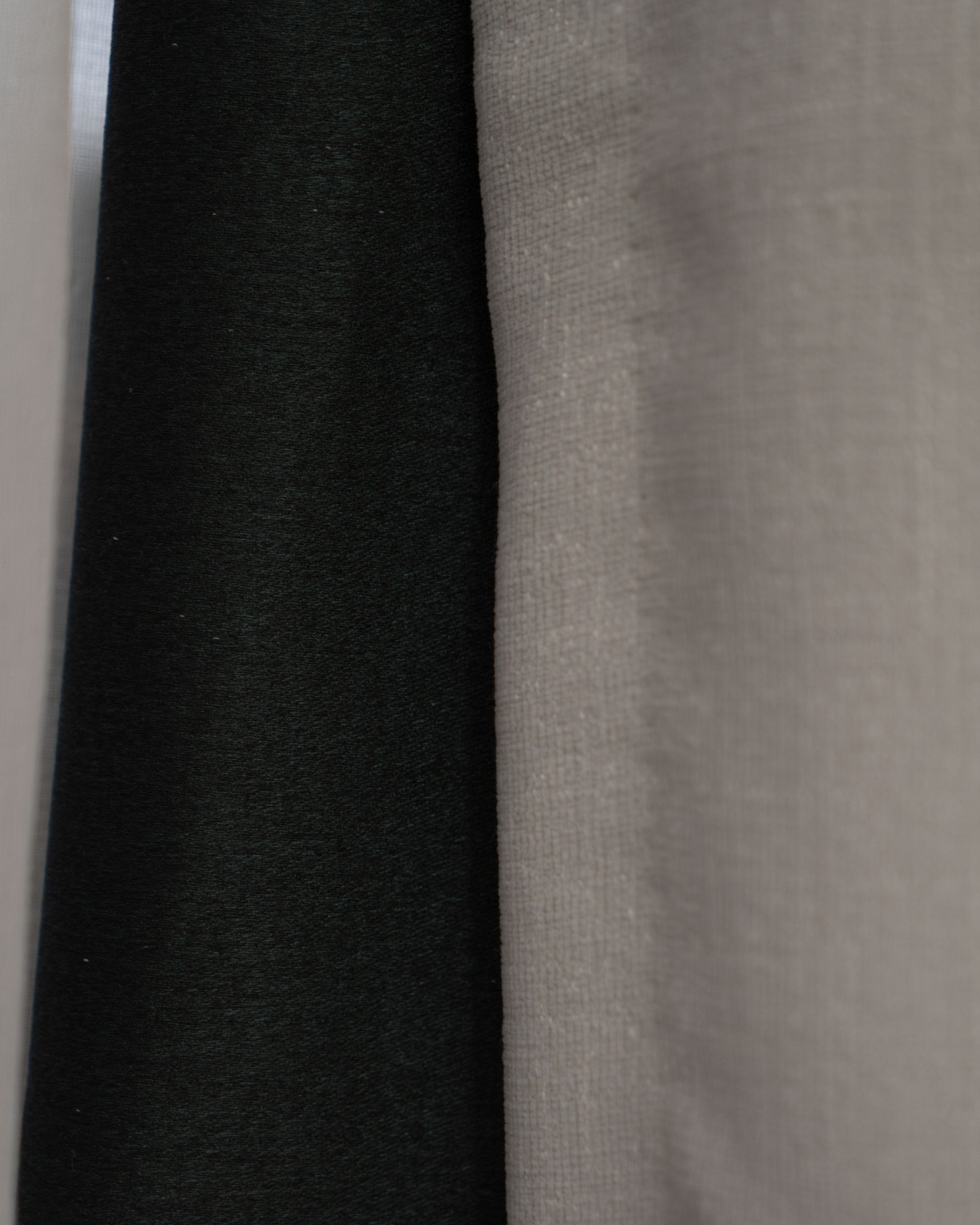 Silver-Thread Light Grey Signature Weave Curtain