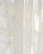 Soft Cream Fleck Sheer Curtain