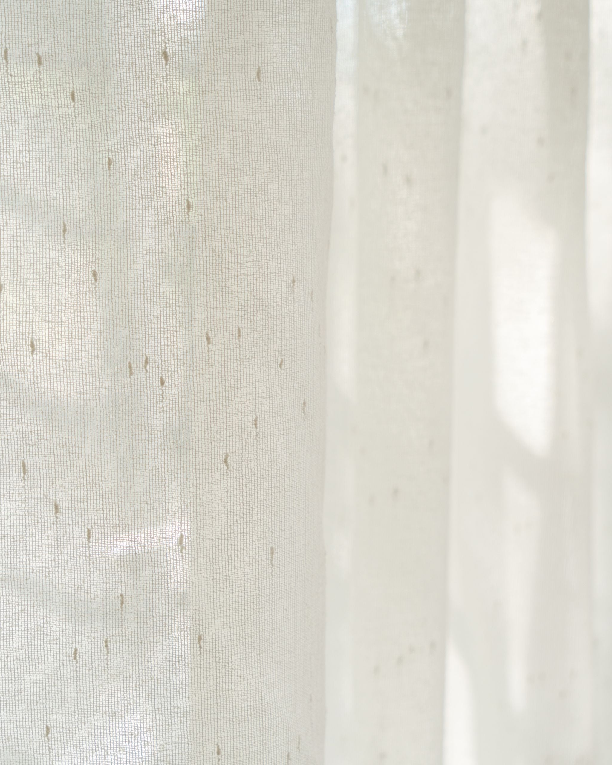 Soft Cream Fleck Sheer Curtain