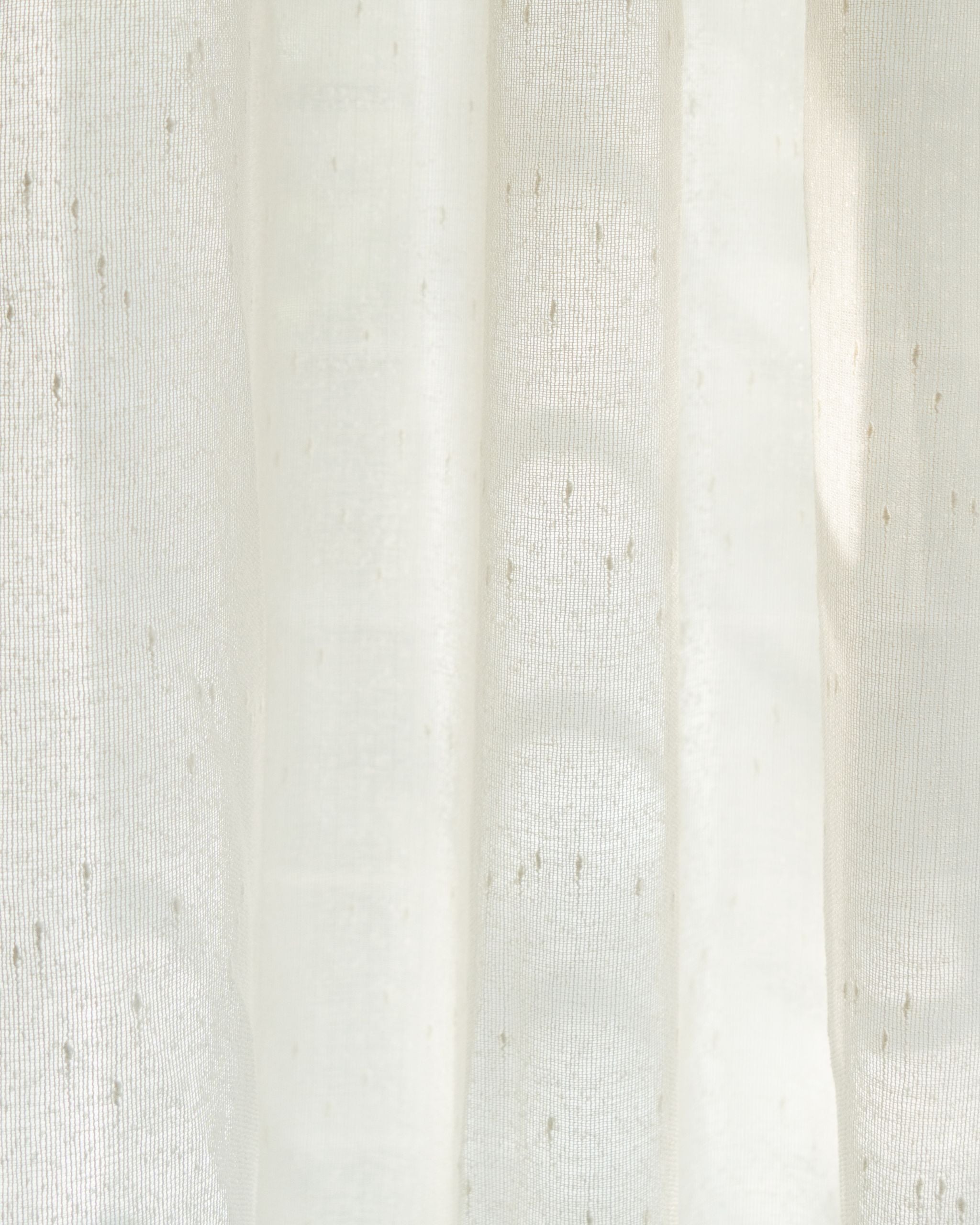 Soft Cream Fleck Sheer Curtain