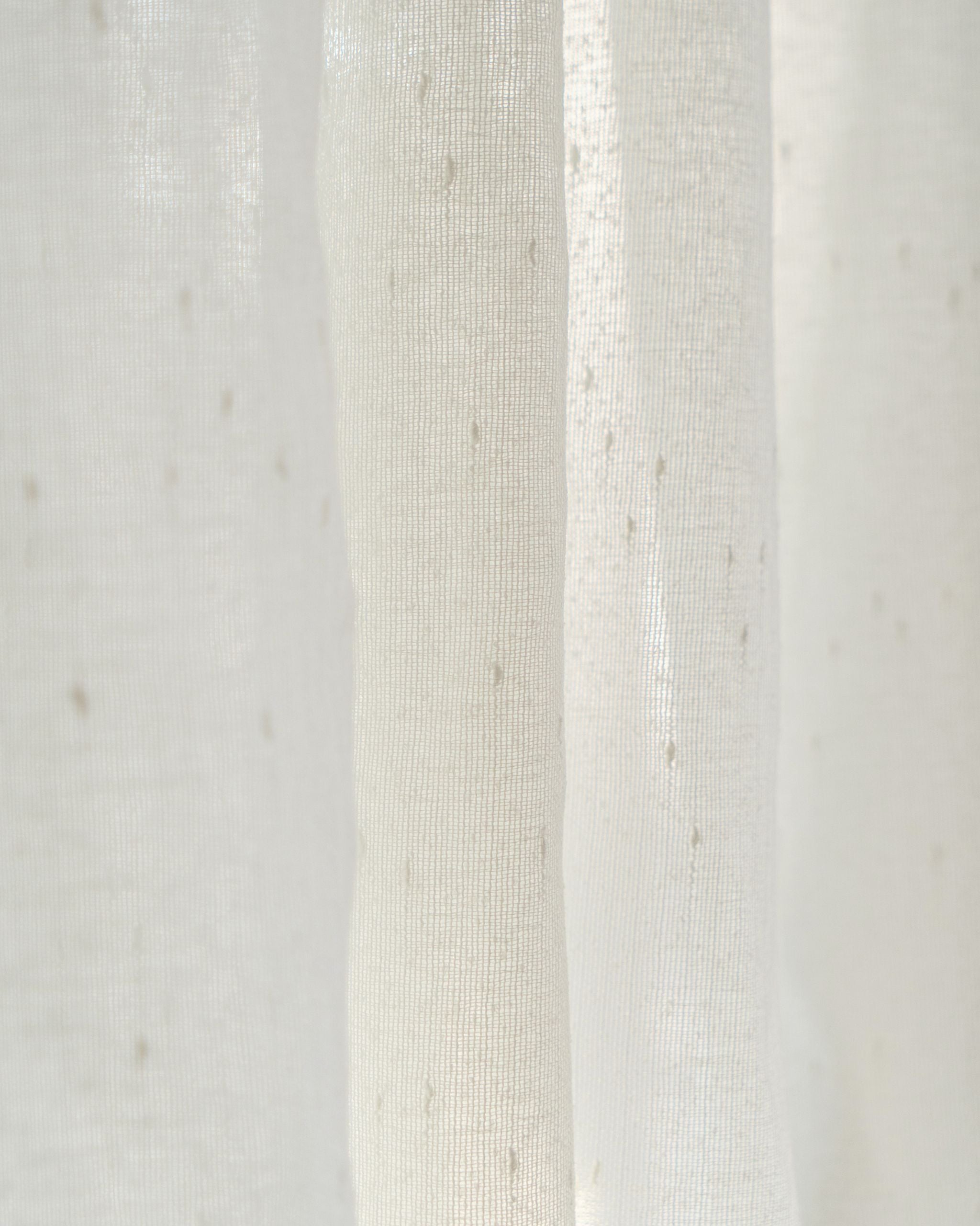Soft Cream Fleck Sheer Curtain