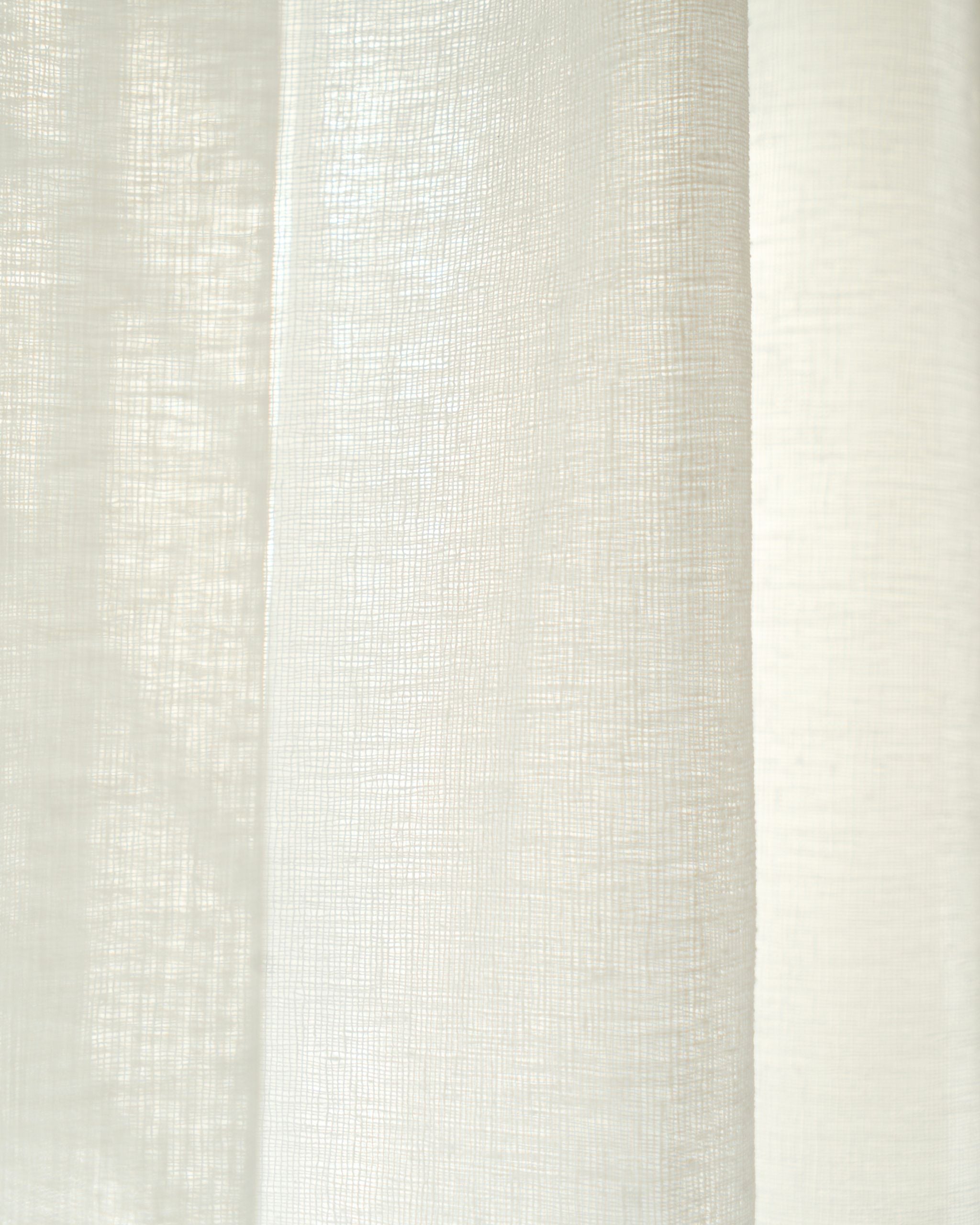 Soft Cream Loom Sheer Curtain