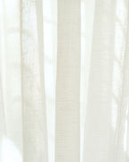 Soft Cream Loom Sheer Curtain