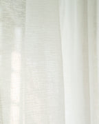 Soft Cream Loom Sheer Curtain
