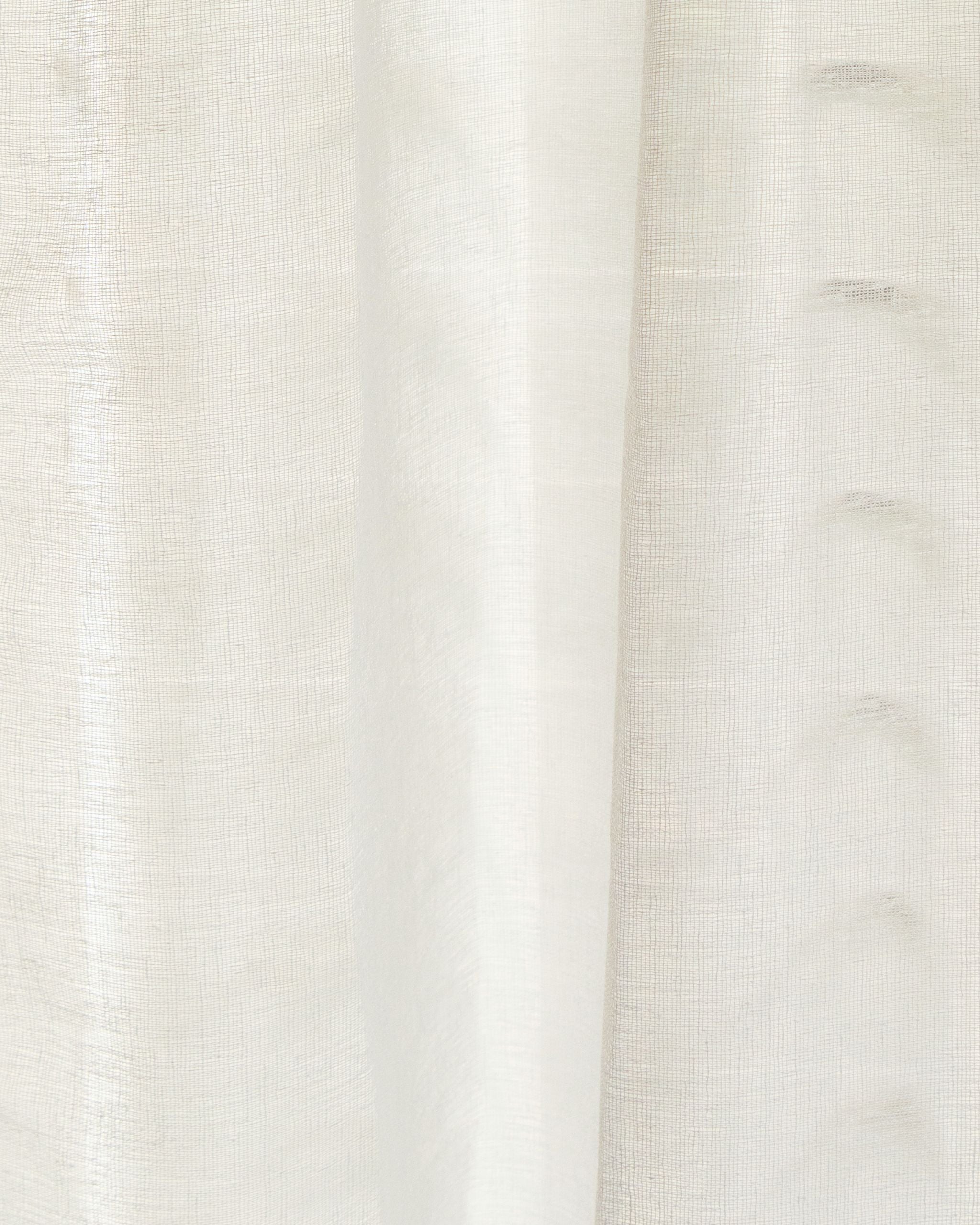 Soft Cream Loom Sheer Curtain