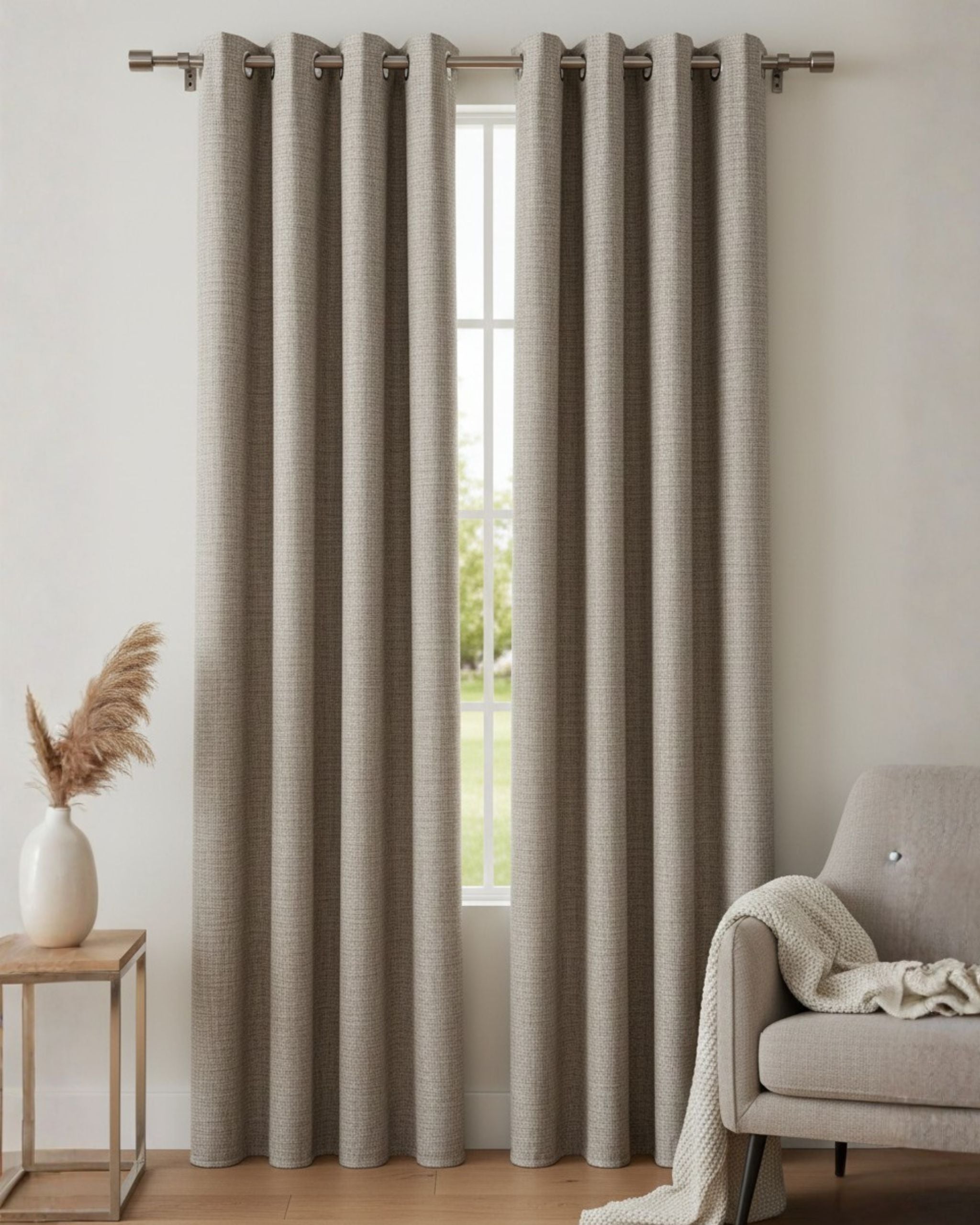 Stone Linen Curtain