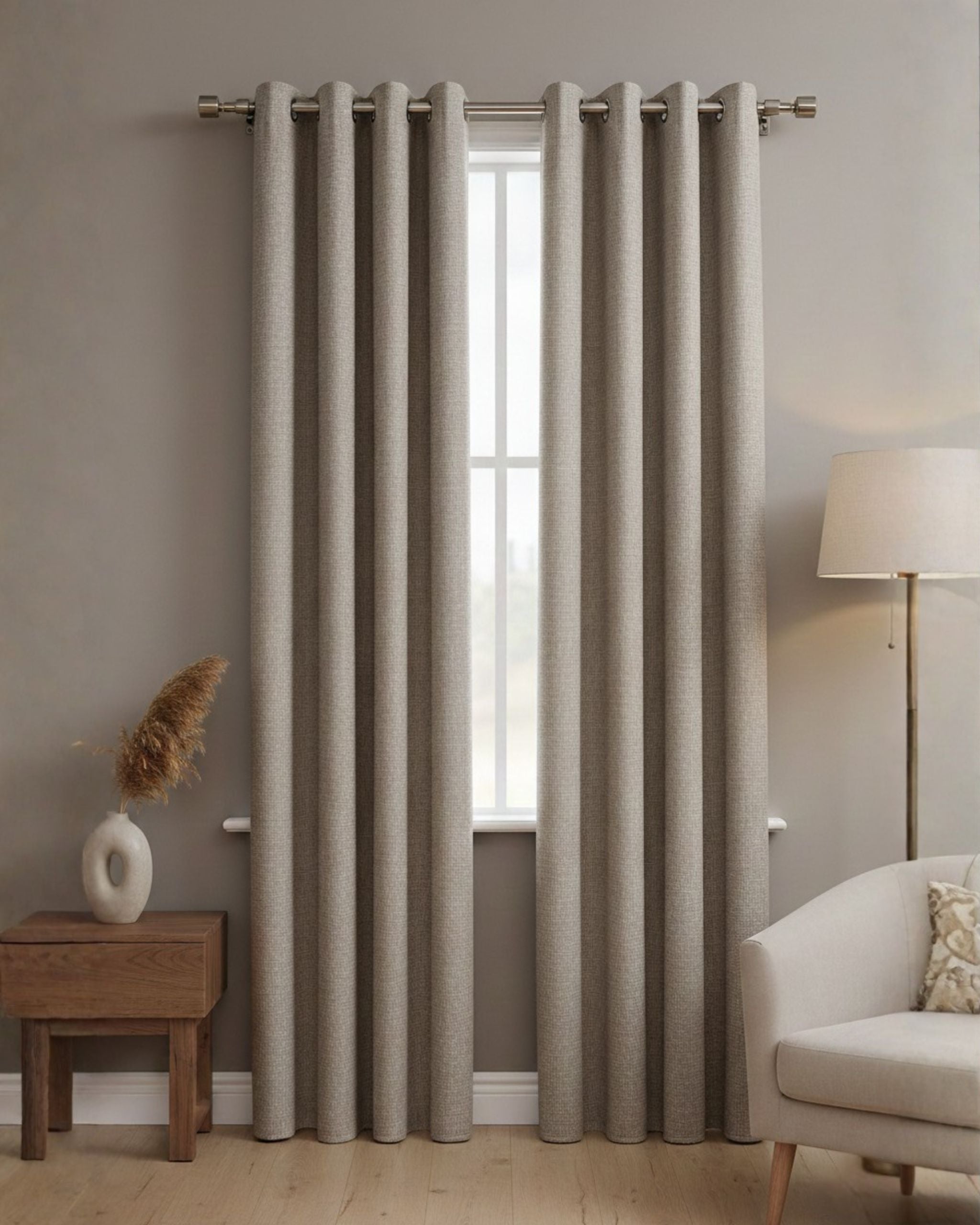 Umber Linen Curtain