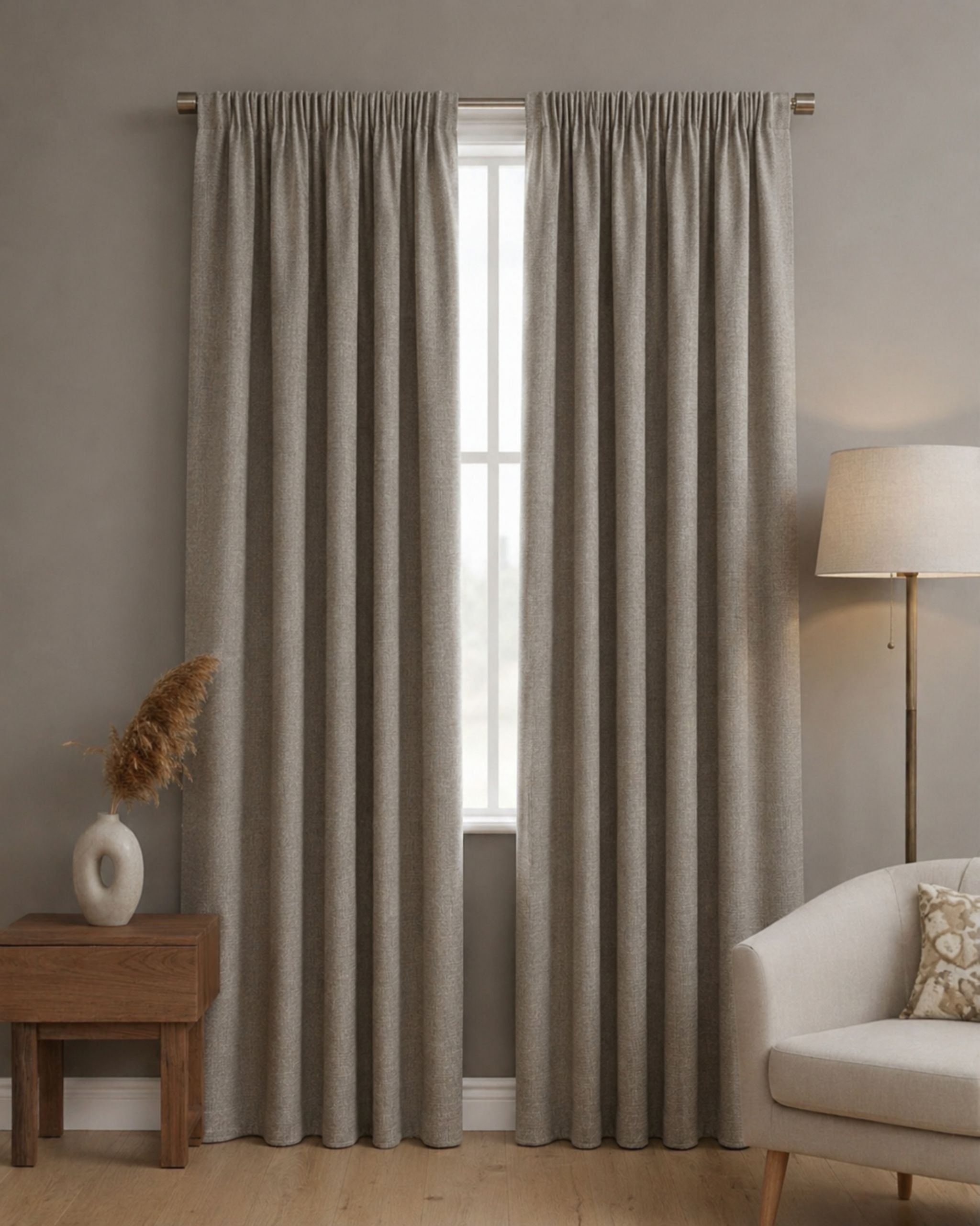 Umber Linen Curtain