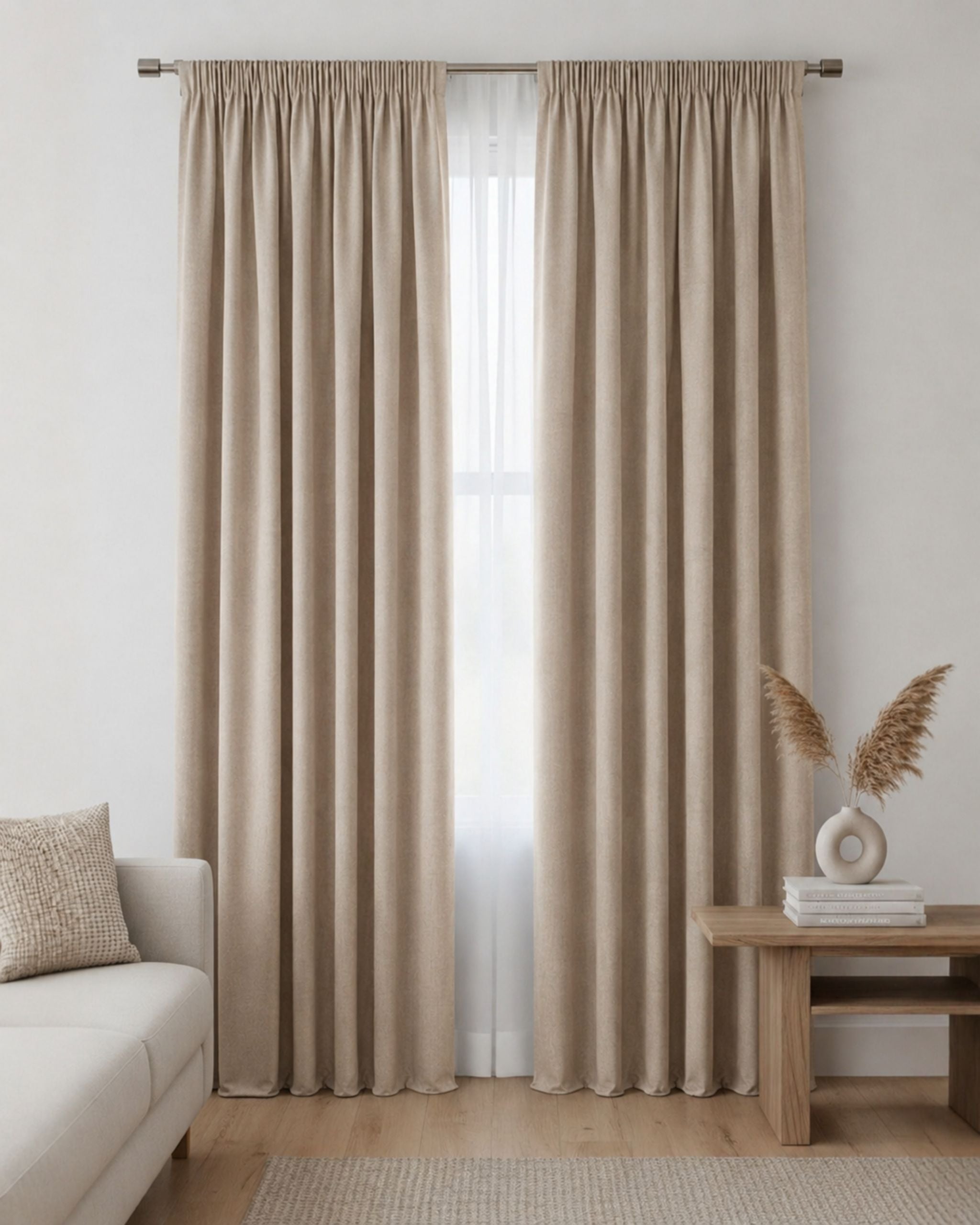 Champagne Velvet Curtain