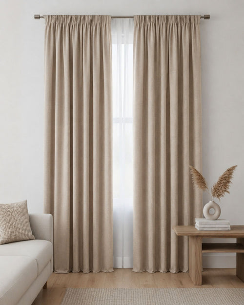Champagne Velvet Curtain