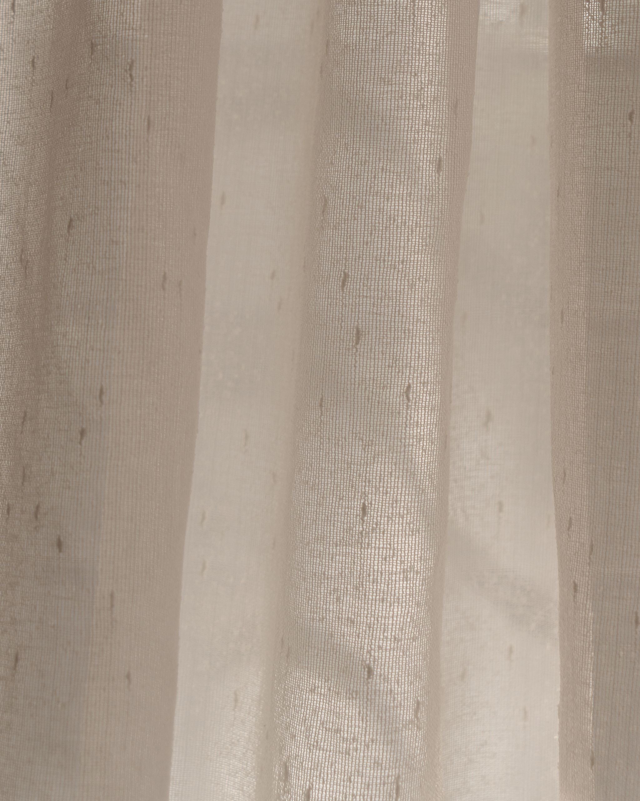 Warm Sand Fleck Sheer Curtain