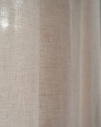 Warm Sand Loom Sheer Curtain