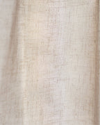 Warm Sand Loom Sheer Curtain