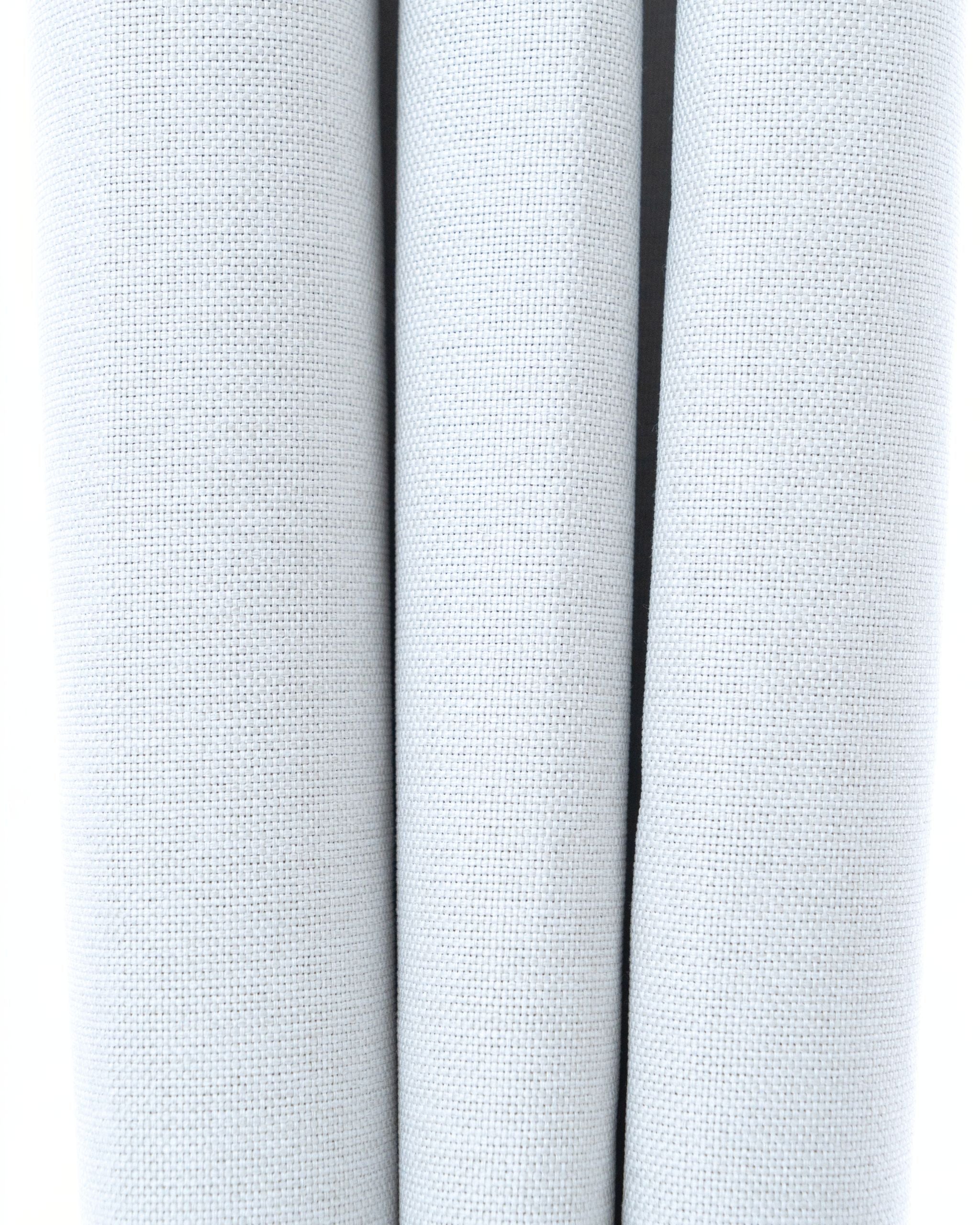 White Linen Curtain