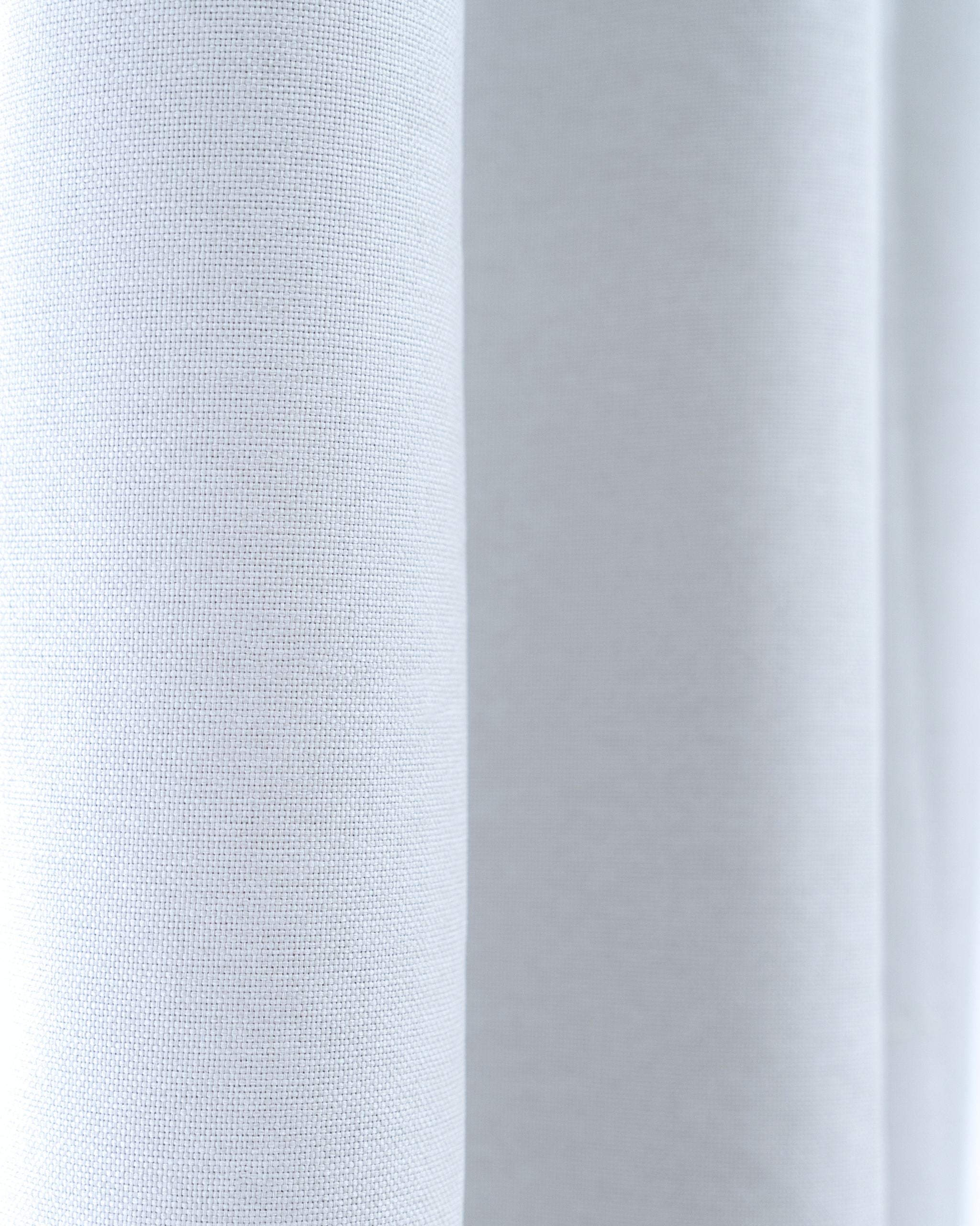 White Linen Curtain