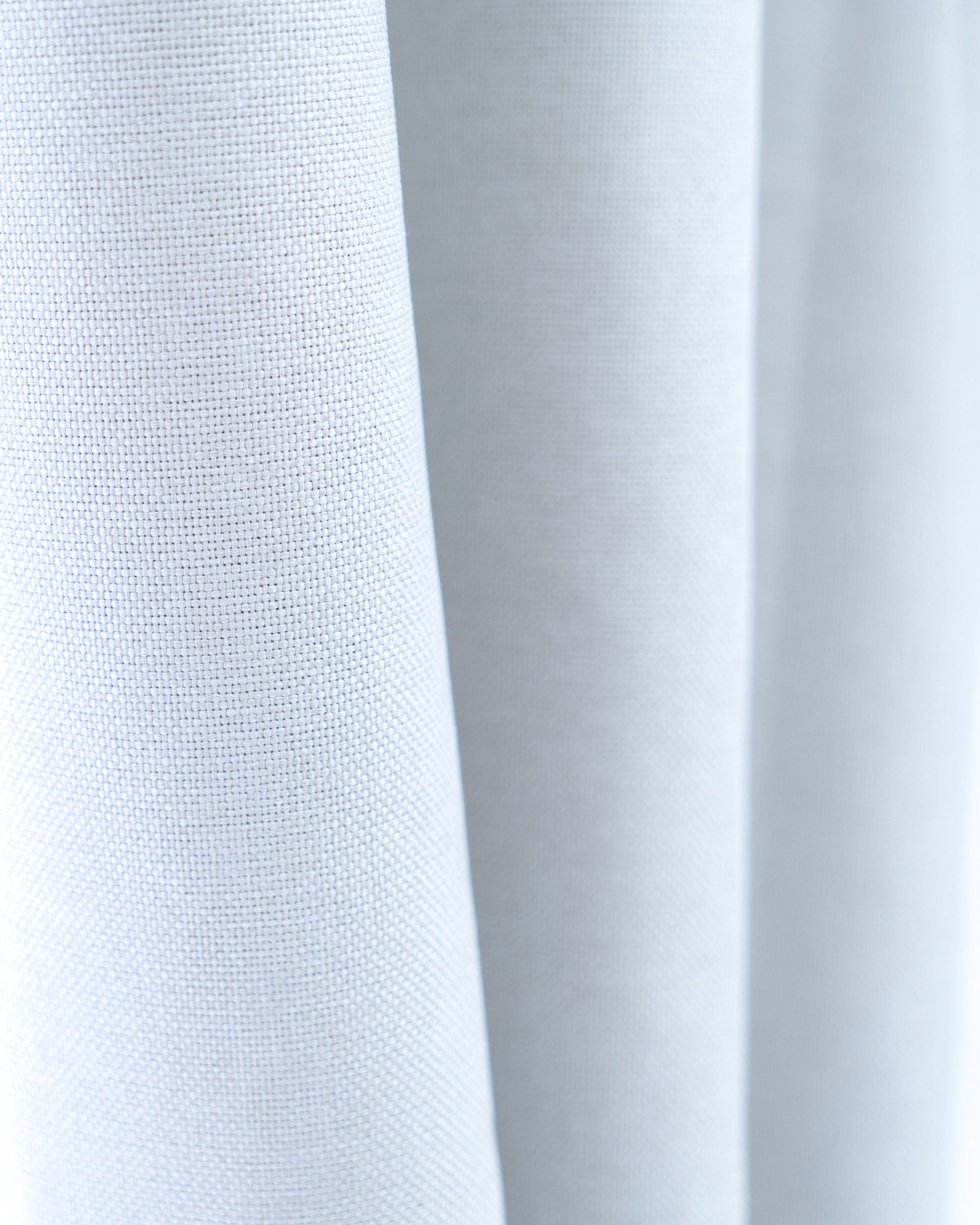White Linen Curtain