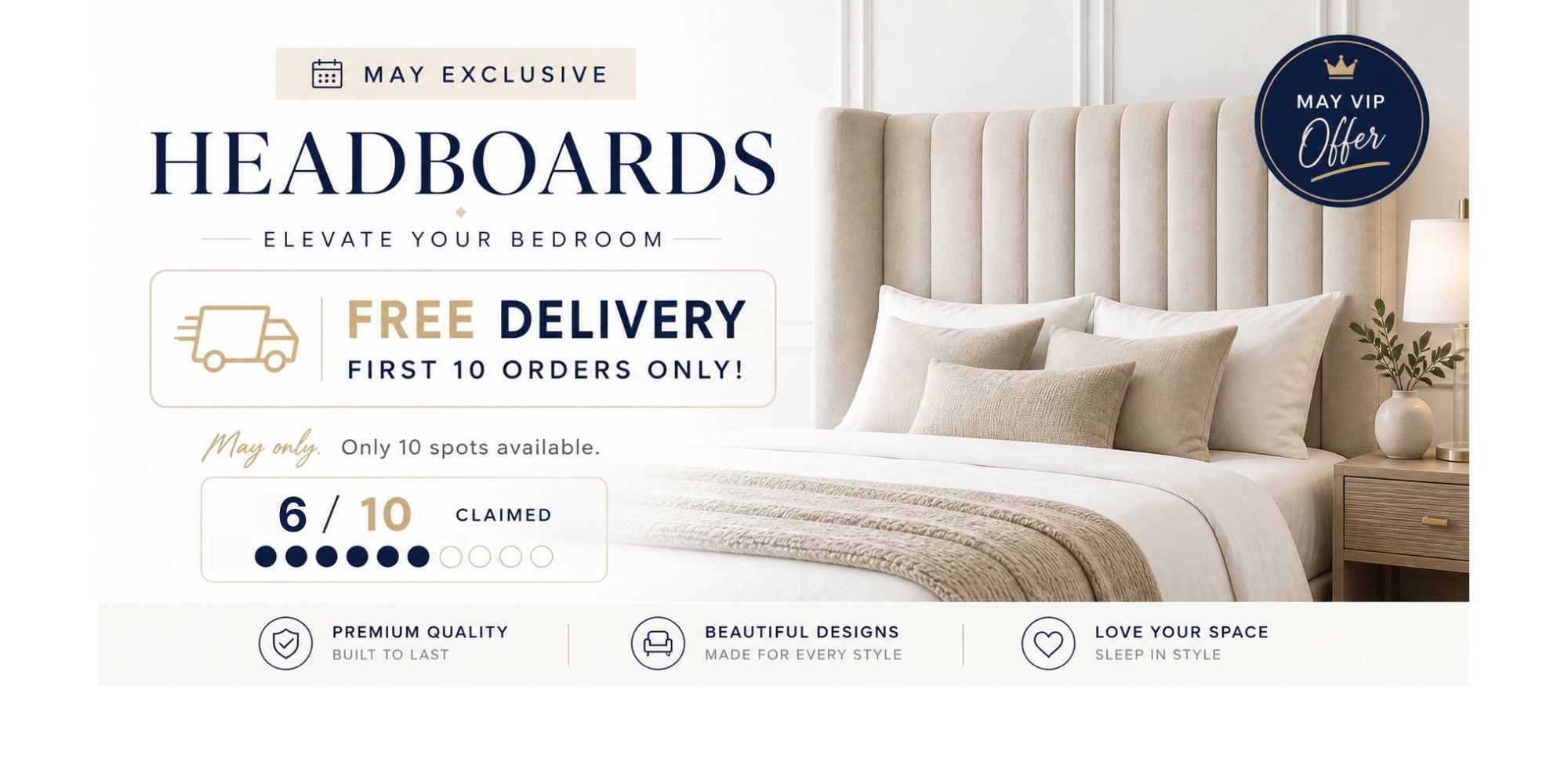May Headboard Promotion