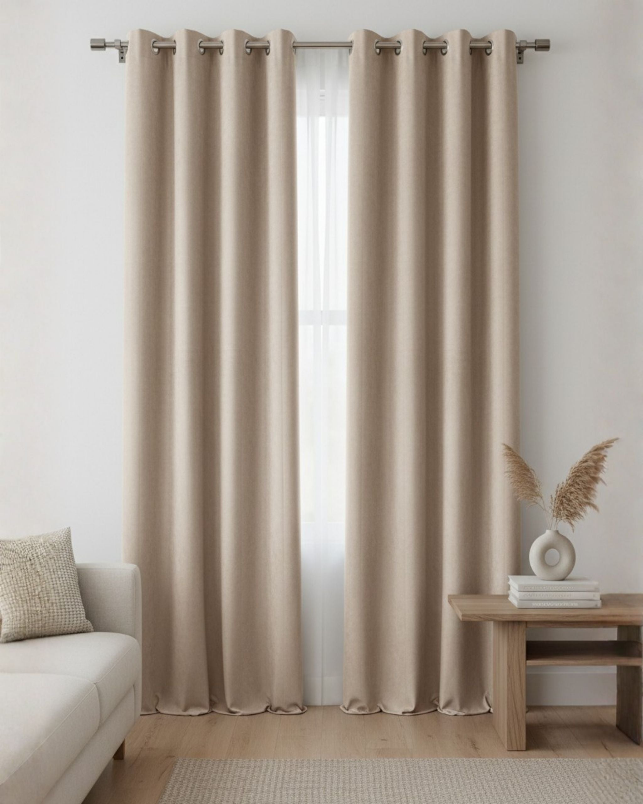 Champagne Velvet Curtain