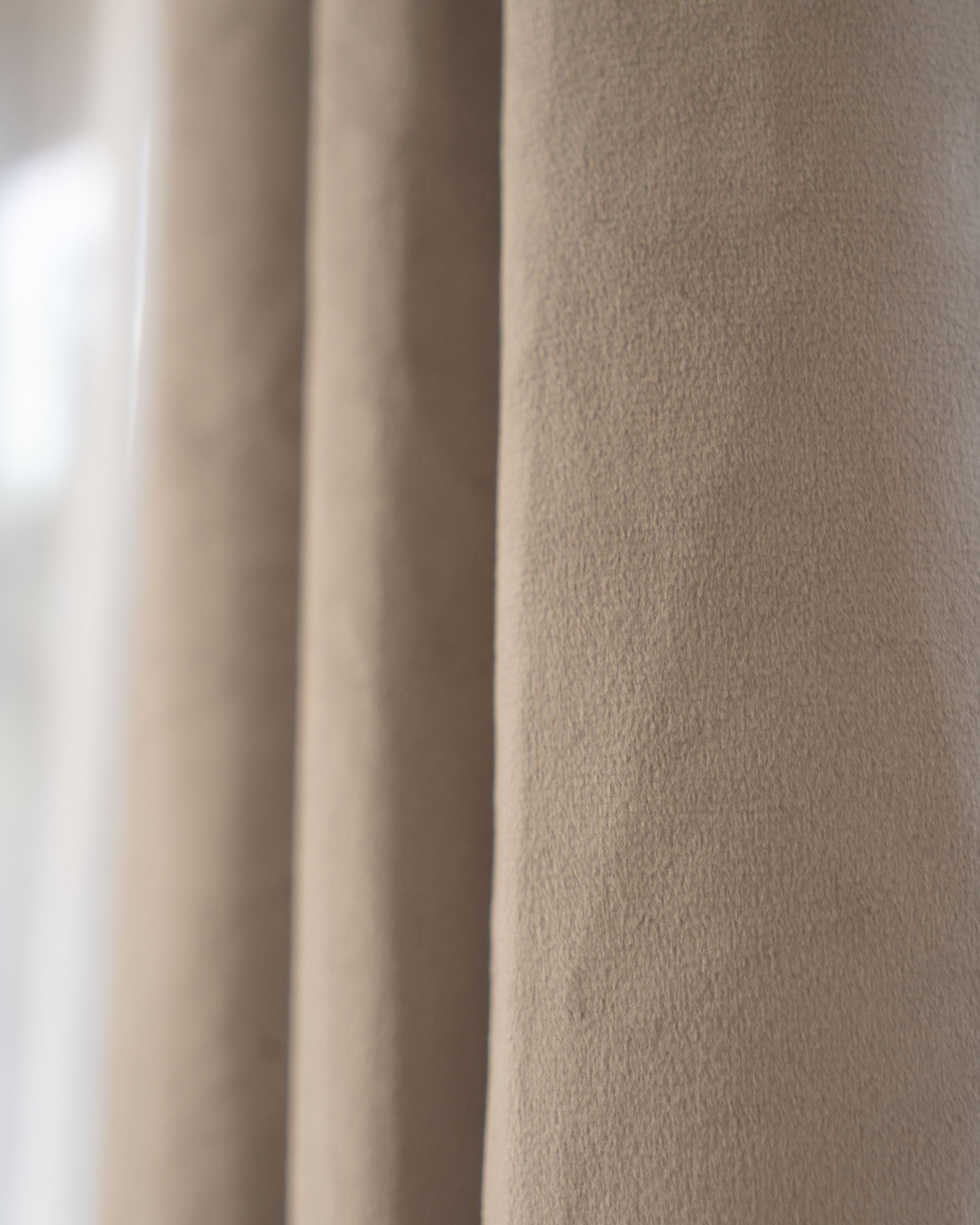 Champagne Velvet Curtain