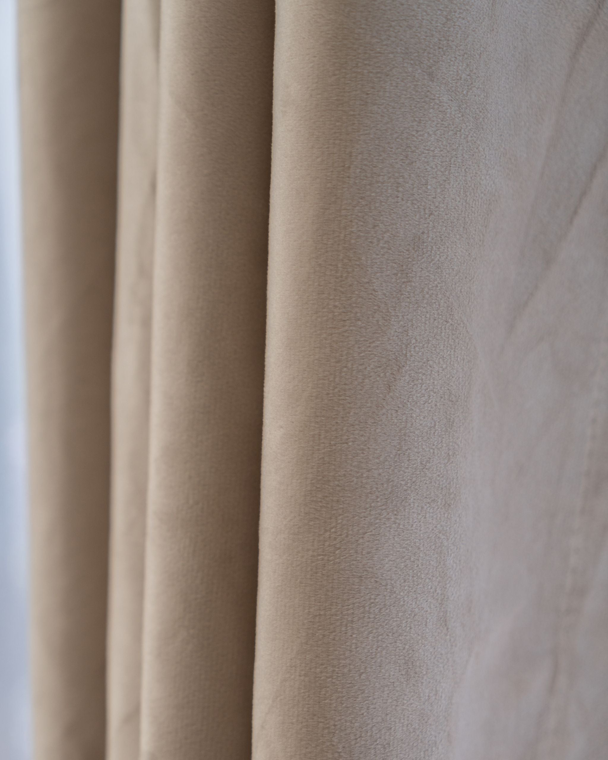 Champagne Velvet Curtain