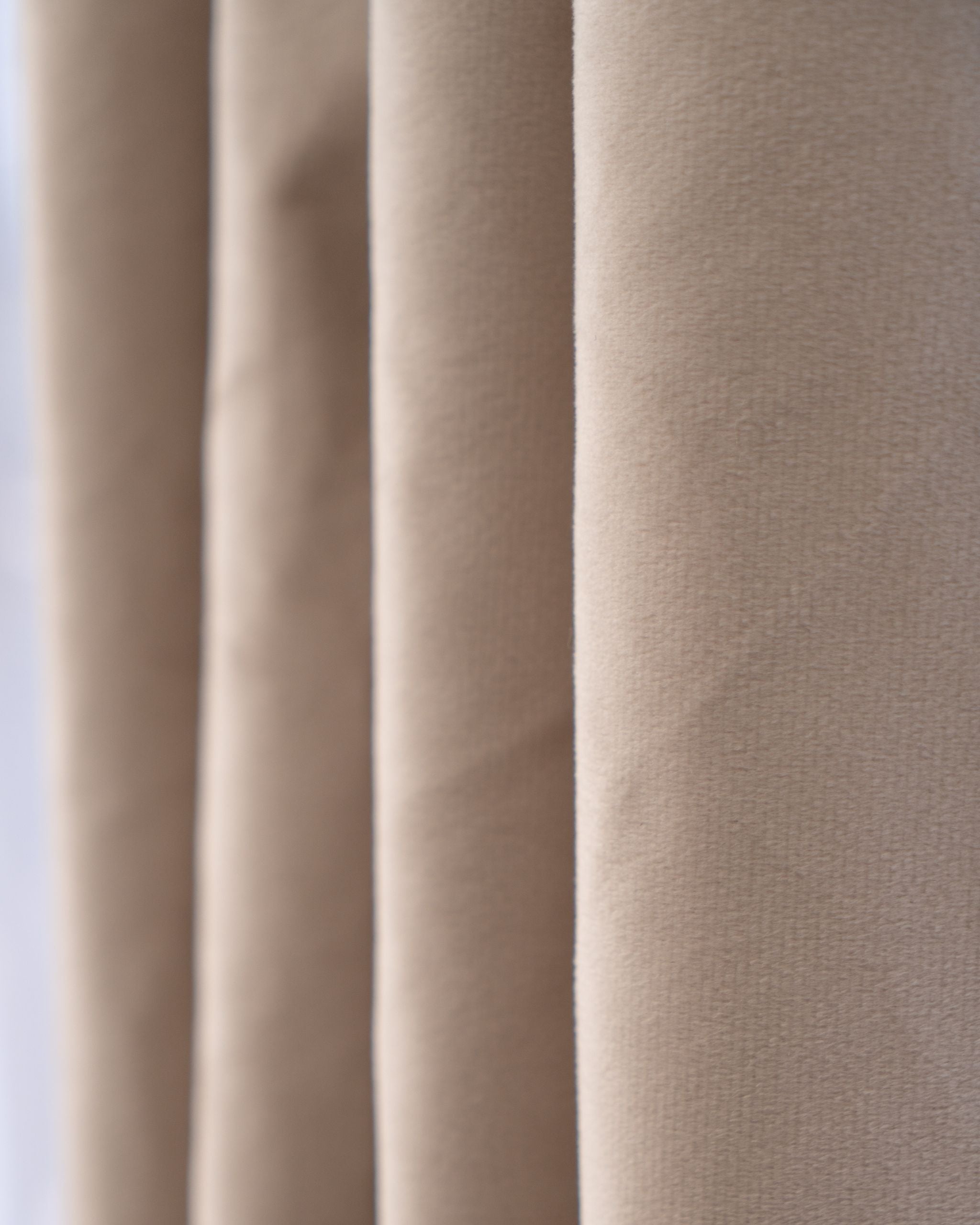 Champagne Velvet Curtain