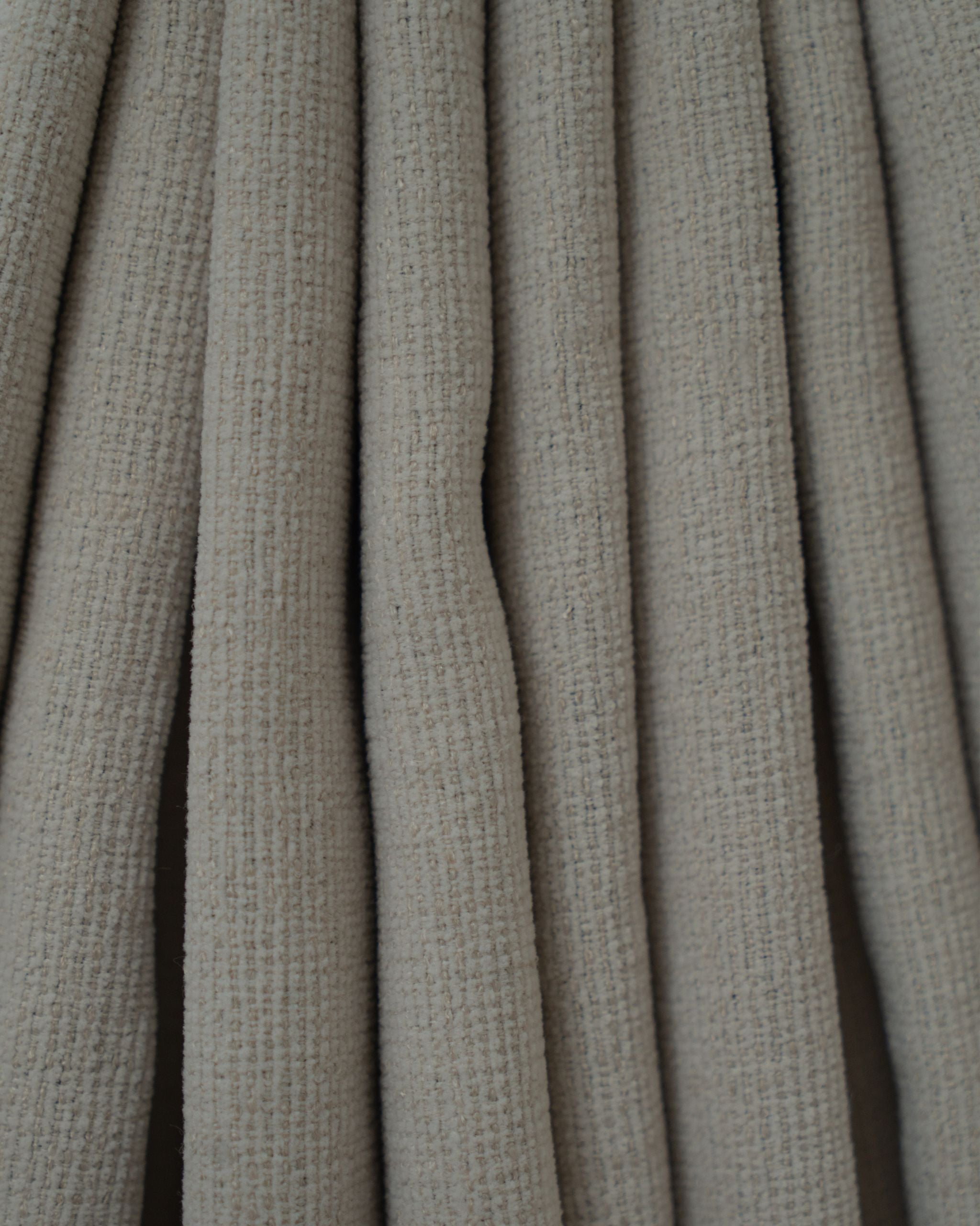 Beige Signature Weave Curtain