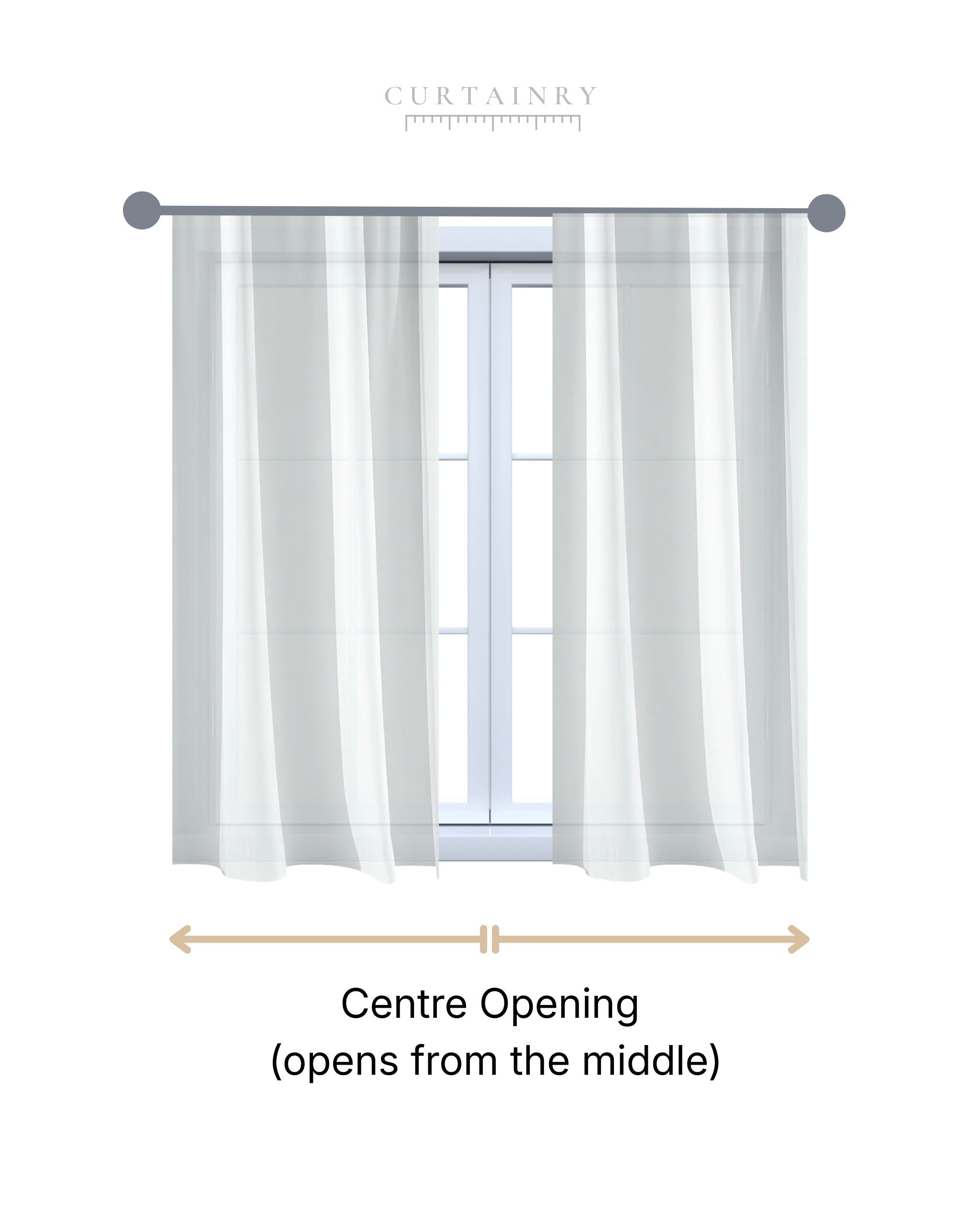 Single Track Wave Curtain Rail - Manual